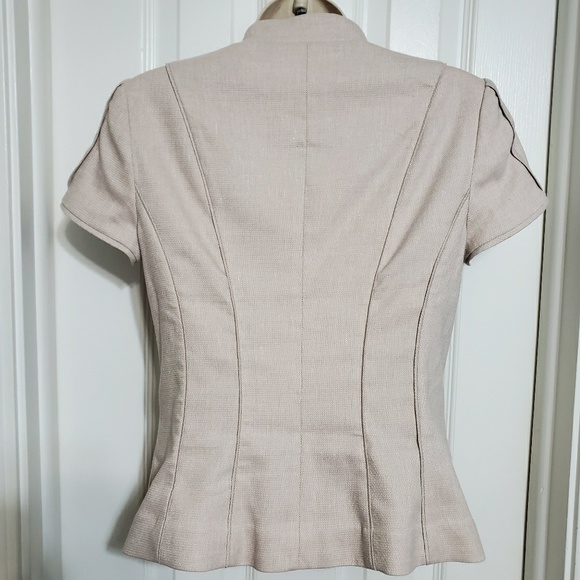 WHBM Short Sleeved Tweed Jacket Blazer Size 2 - Picture 6 of 8